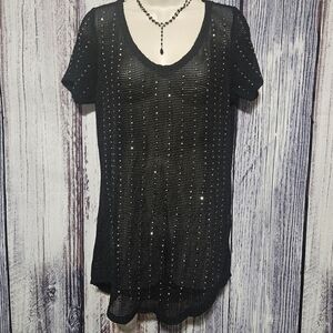 Vocal Sparkle Knit Top